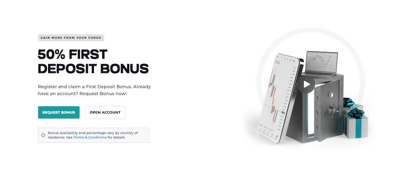 4XC ─ 50% Deposit Bonus